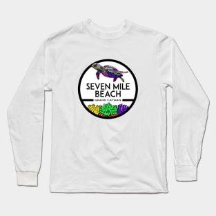 Seven Mile Beach Grand Cayman Islands Sea Turtle Long Sleeve T-Shirt